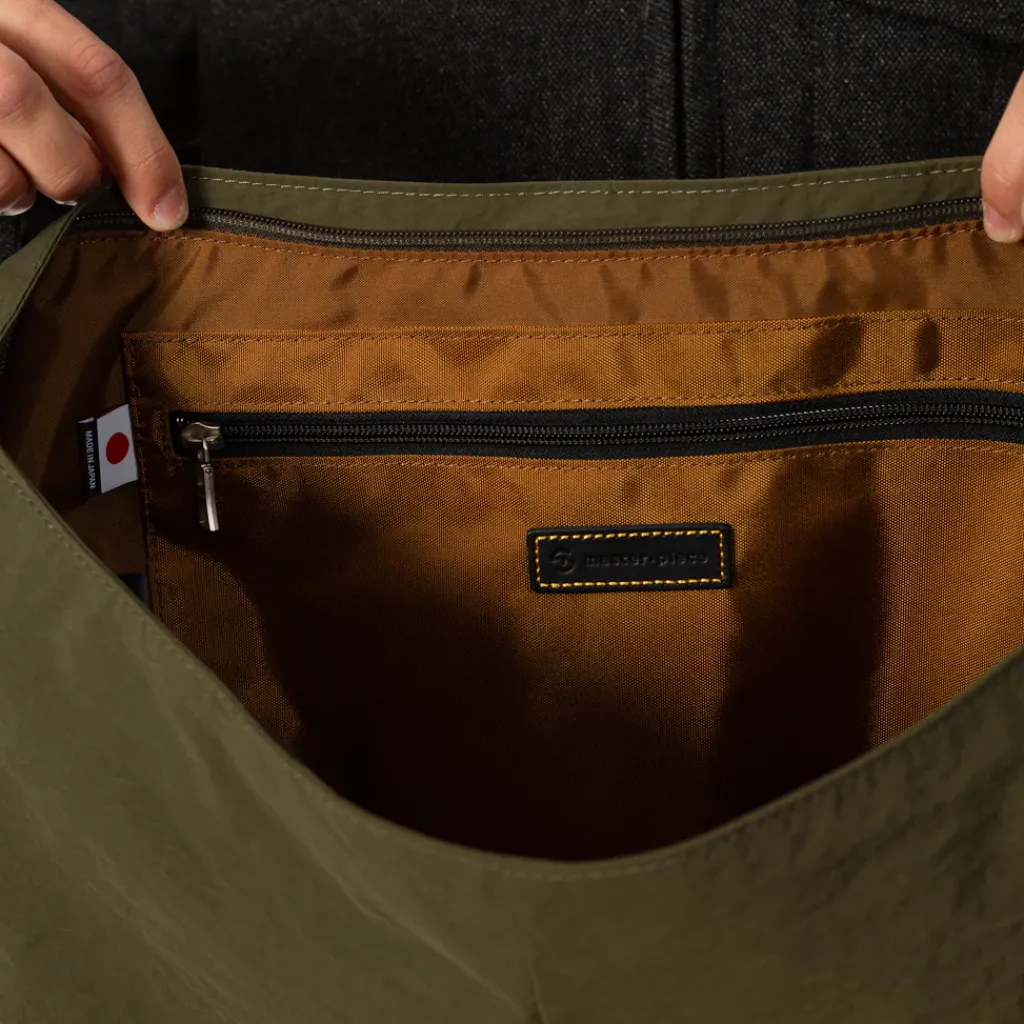Bags|Master Piece Sash Shoulder Bag - Khaki
