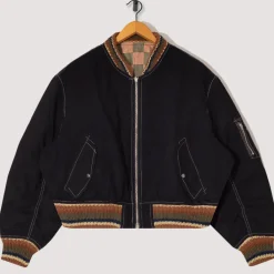 Jackets|Story MFG Seed Bomber - Black Wonky-Wear