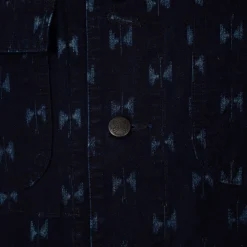 Jackets|Needles Short Coverall Jacket Printed Kasuri - Papillon
