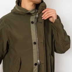 Jackets|Stone Island Short Parka - Military Green (V0054)