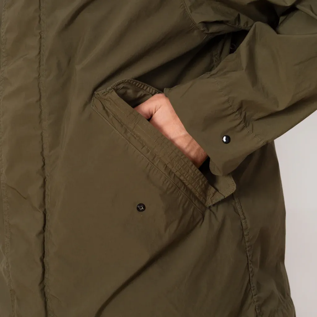 Jackets|Stone Island Short Parka - Military Green (V0054)