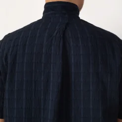 Shirts|Tender Co. Short Sleeve Flipped Collar Shirt - Hadal Blue