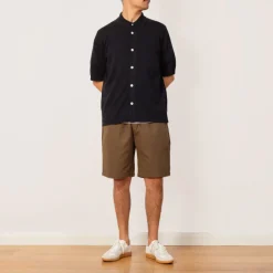 Shorts|Universal Works Simple Short - Khaki