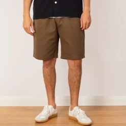 Shorts|Universal Works Simple Short - Khaki