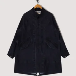 Jackets|Visvim Six-Five Fishtail Parka 3L Damaged - Navy