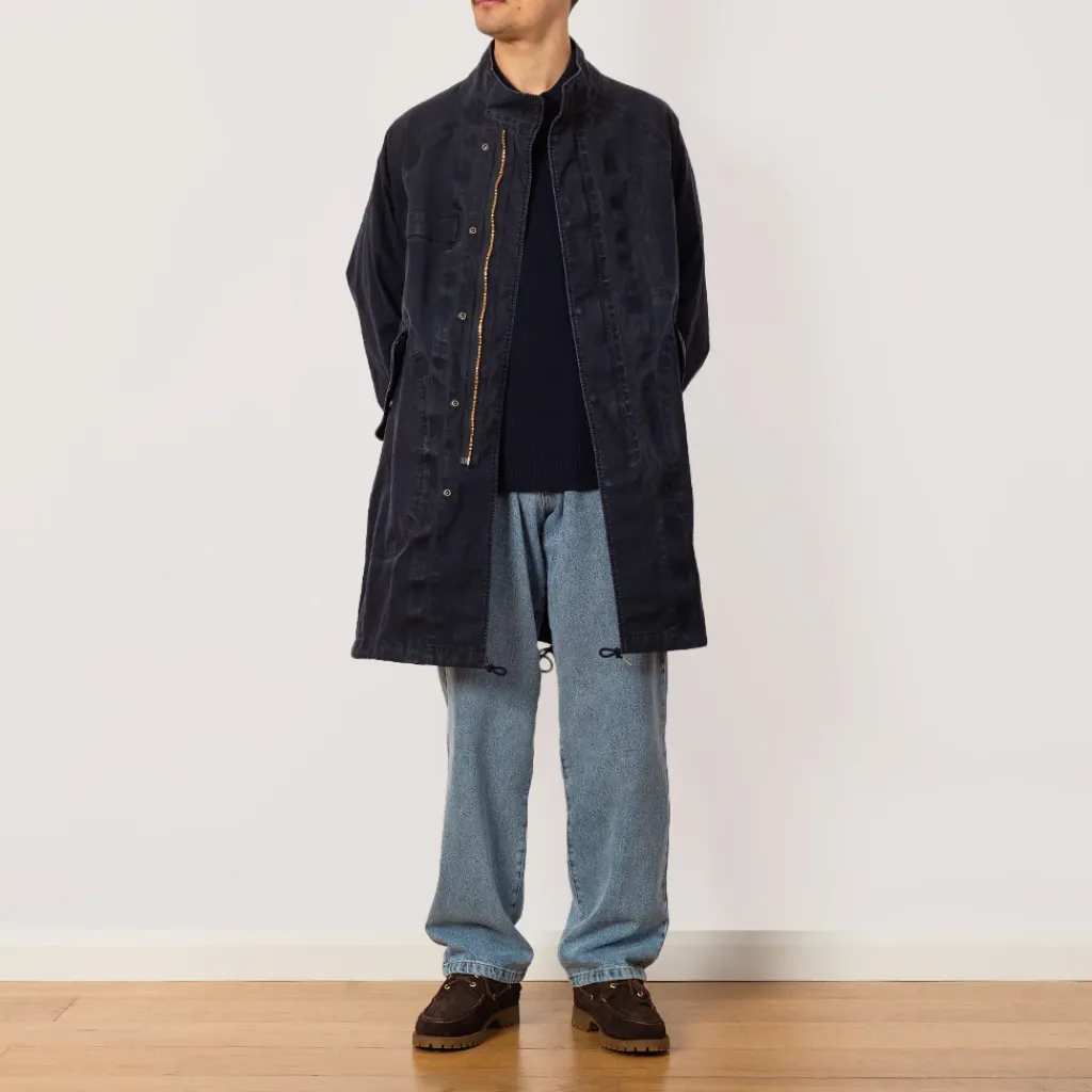 Jackets|Visvim Six-Five Fishtail Parka 3L Damaged - Navy