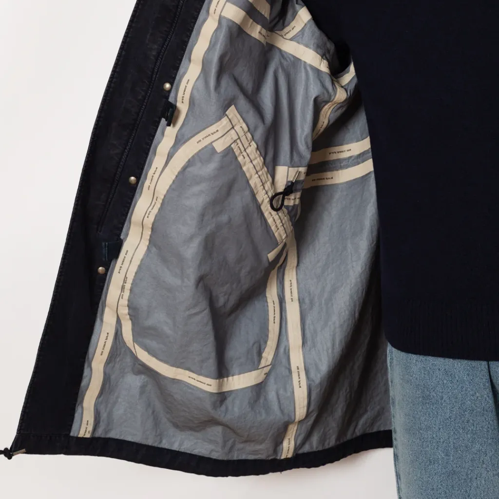 Jackets|Visvim Six-Five Fishtail Parka 3L Damaged - Navy
