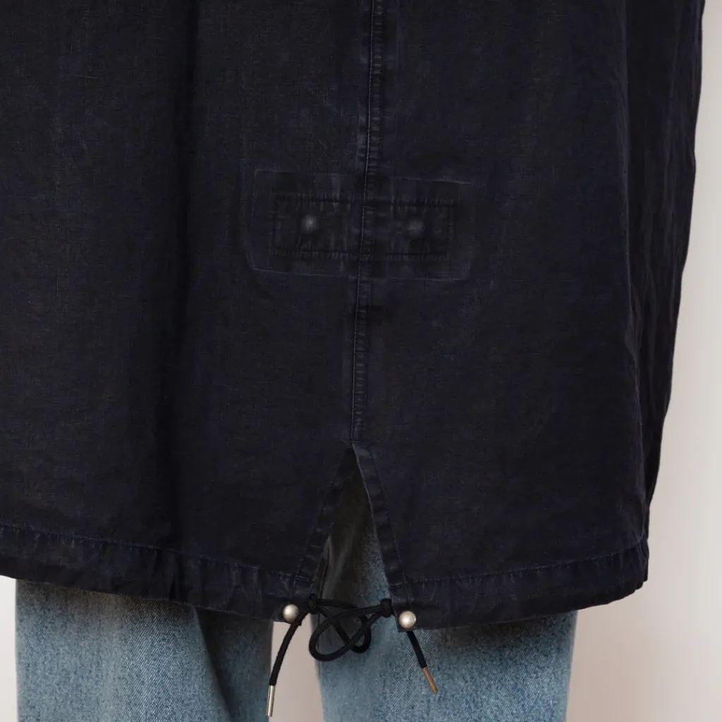 Jackets|Visvim Six-Five Fishtail Parka 3L Damaged - Navy