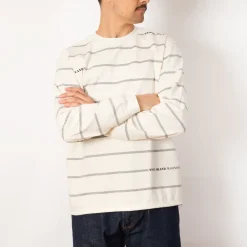 T-Shirts|Stone Island Marina Spell Out Sweatshirt - Ivory (V0093)