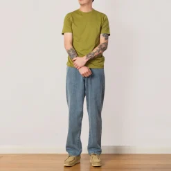 T-Shirts|Sunspel S/S Crew Neck T-Shirt - Matcha Green