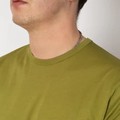 T-Shirts|Sunspel S/S Crew Neck T-Shirt - Matcha Green
