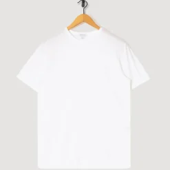 T-Shirts|Sunspel S/S Crew Neck T-Shirt - White