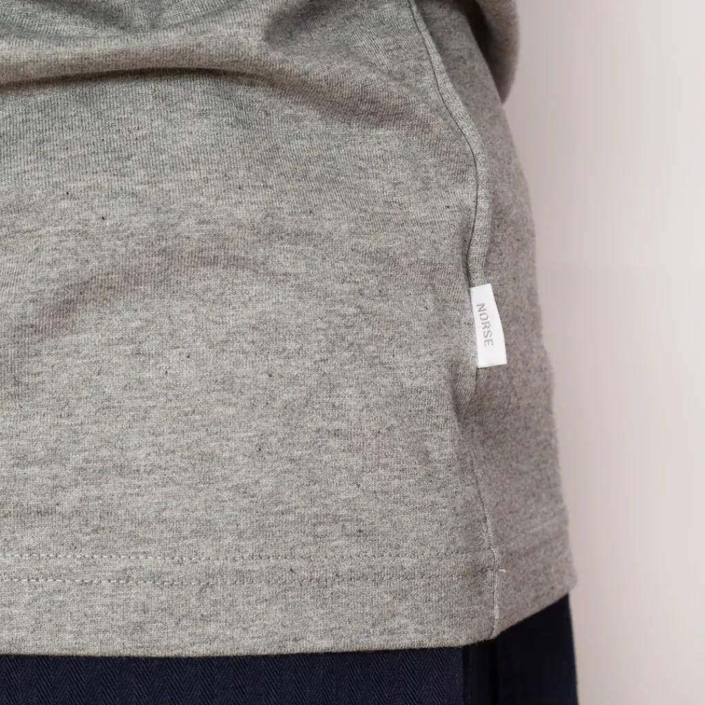 T-Shirts|Norse Projects Standard T-Shirt - Grey Melange