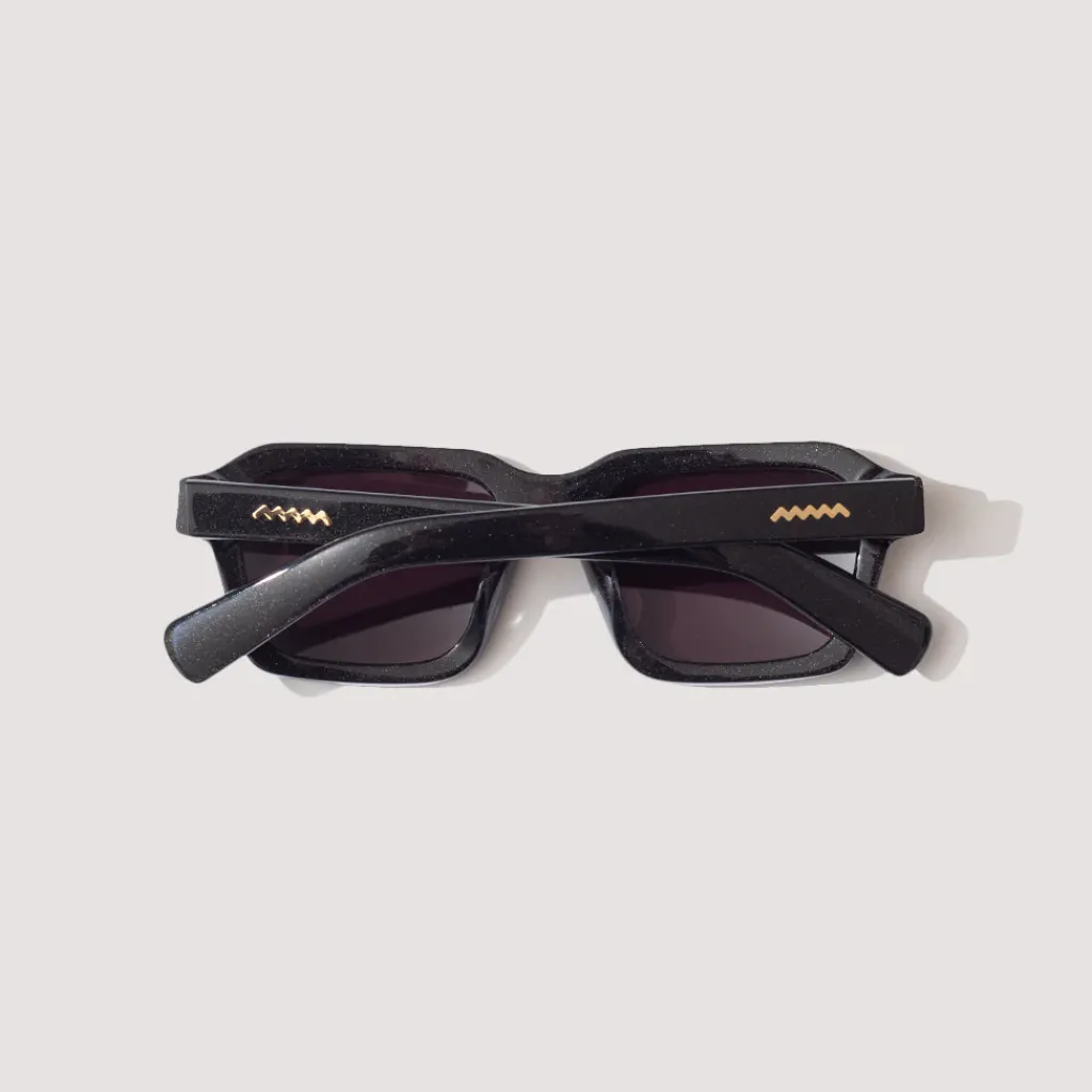 Sunglasses|Brain Dead Staunton - Black Sparkle