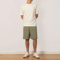 T-Shirts|Stone Island Stitch Logo T-Shirt - Ivory (V0093)