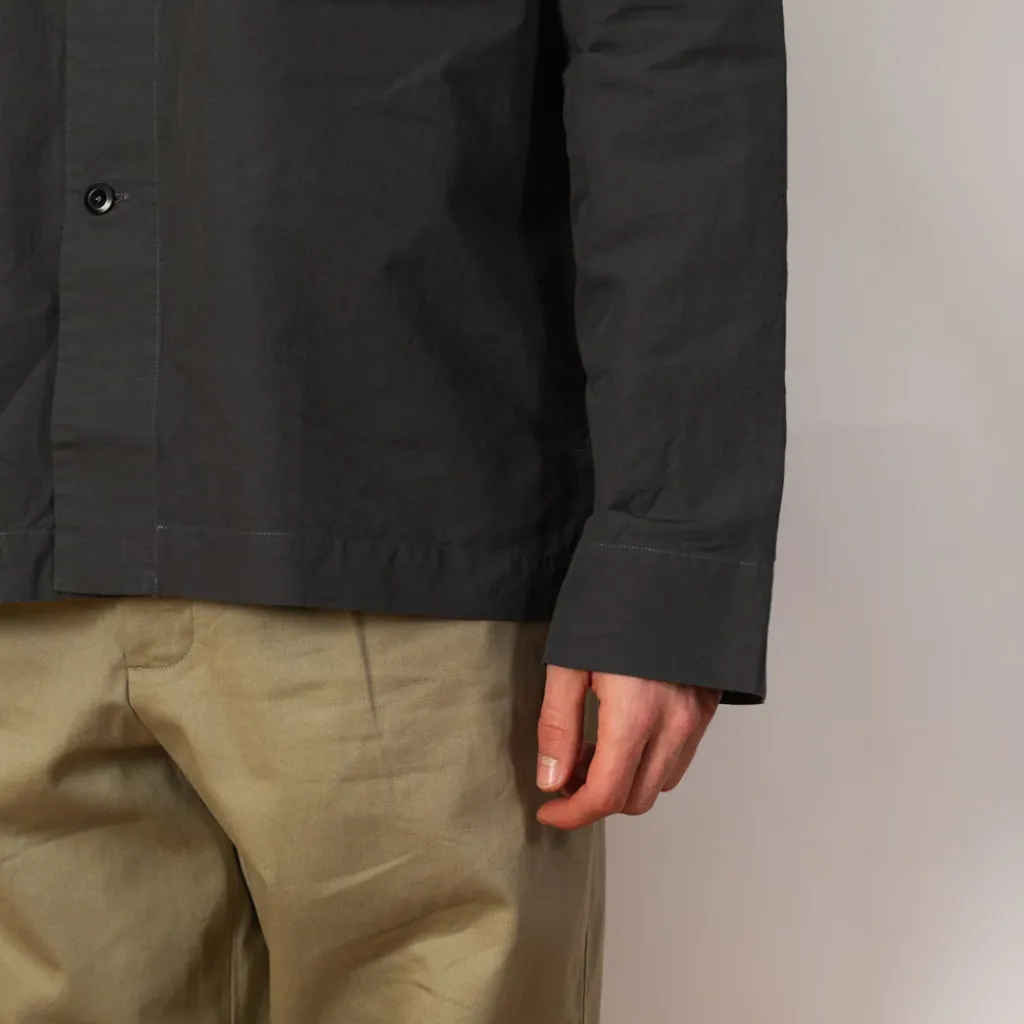 Shirts|MHL By Margaret Howell Storm Flap Shirt - Carbon