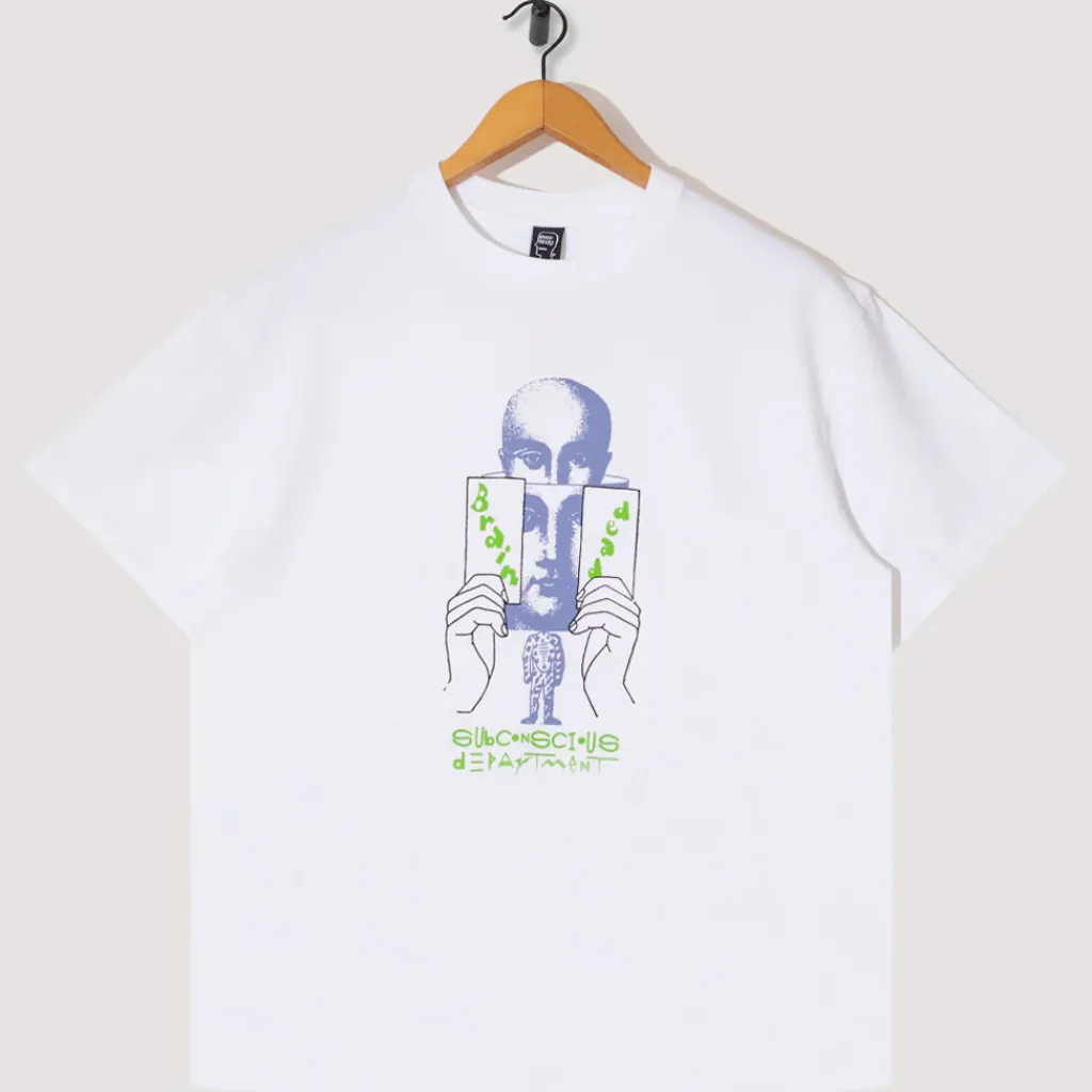 T-Shirts|Brain Dead Subconscious T-Shirt - White