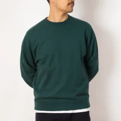 Sweatshirts|Beams Plus Sweat Crew - Dark Green