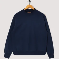 Sweatshirts|Beams Plus Sweat Crew - Navy