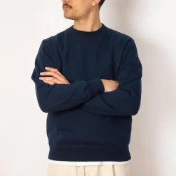 Sweatshirts|Beams Plus Sweat Crew - Navy