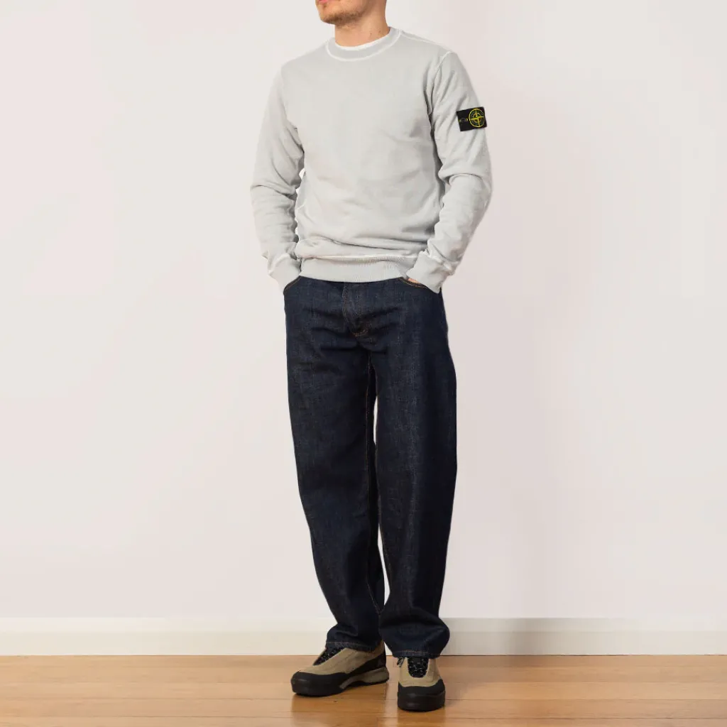 Sweatshirts|Stone Island Sweatshirt - Pearl Grey (V0161)