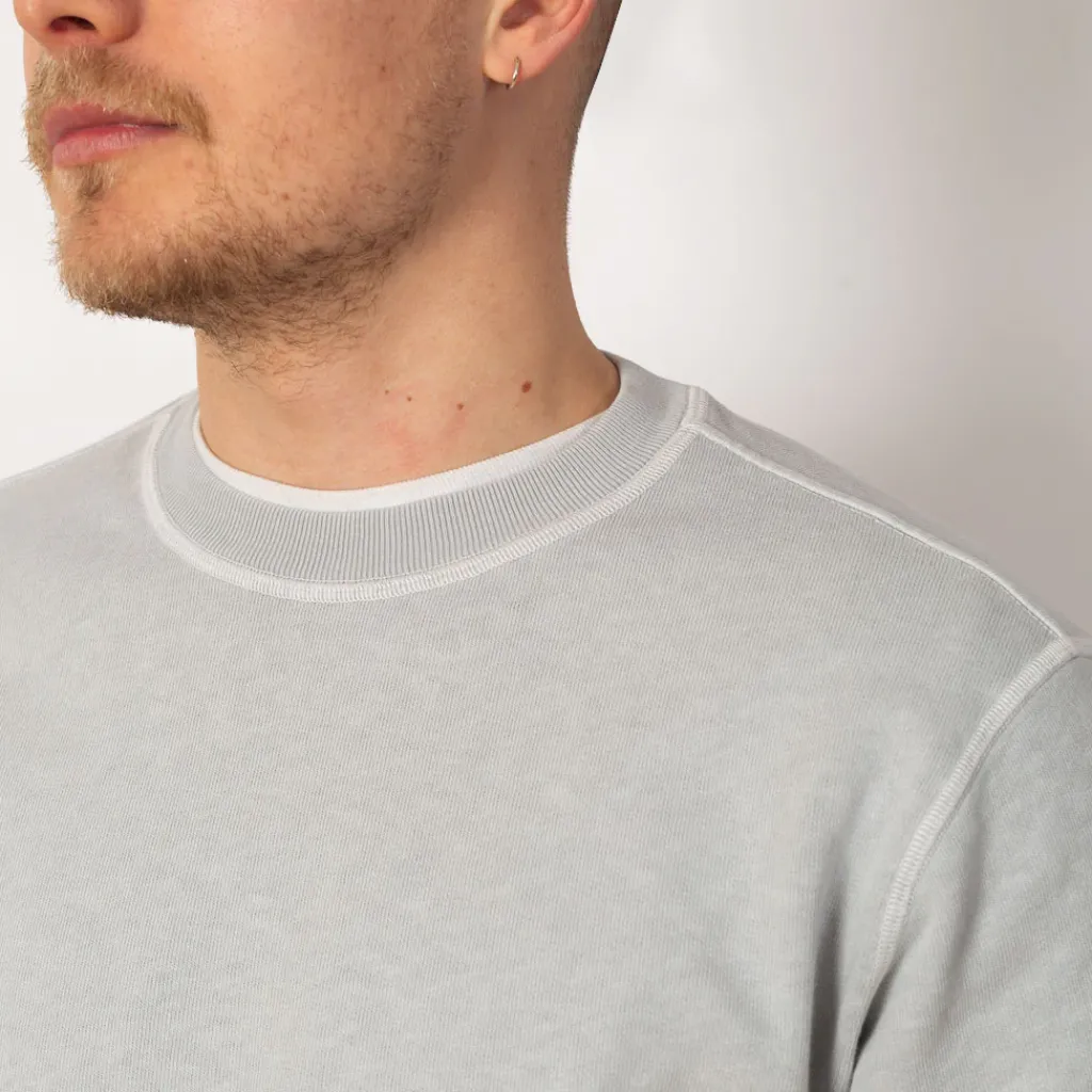 Sweatshirts|Stone Island Sweatshirt - Pearl Grey (V0161)