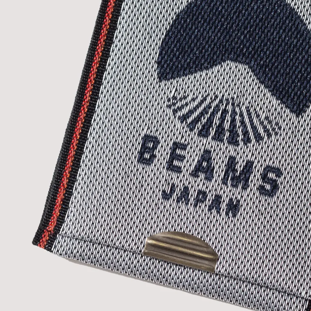 Wallets|Beams Japan Takata Card Case - White/Navy