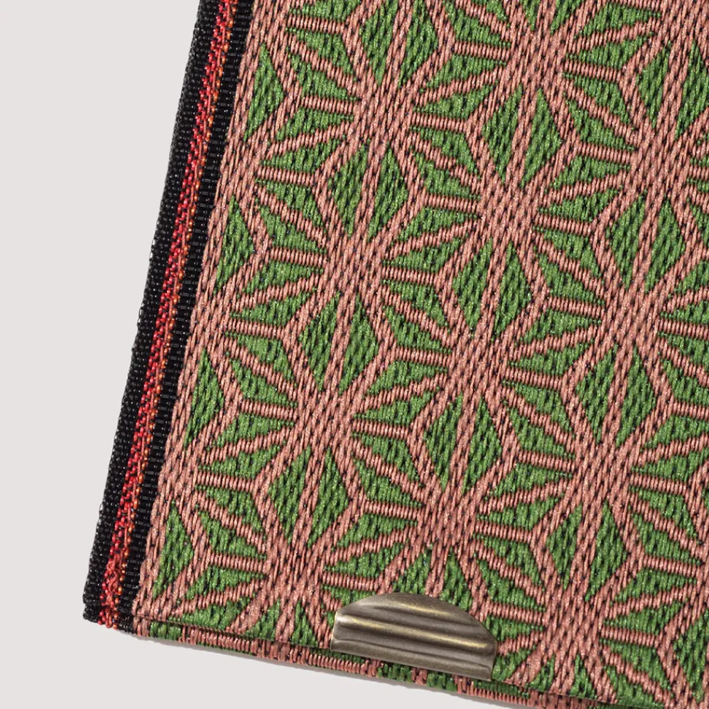 Wallets|Beams Japan Takata Tatami Coin Purse - Pink/Green