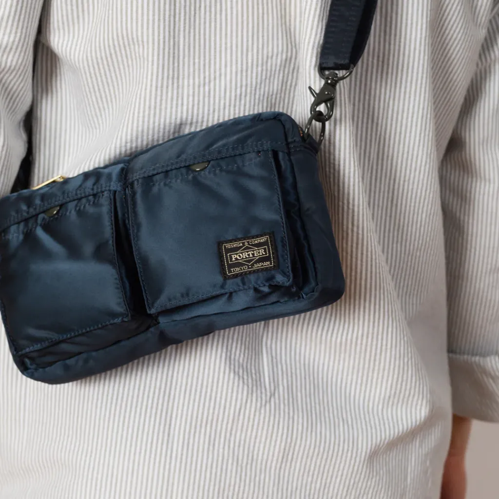 Bags|Porter - Yoshida u0026 Co. Tanker Shoulder Bag - Iron Blue