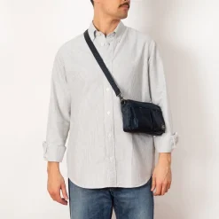 Bags|Porter - Yoshida u0026 Co. Tanker Shoulder Bag - Iron Blue