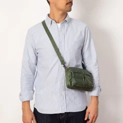 Bags|Porter - Yoshida u0026 Co. Tanker Shoulder Bag - Sage Green