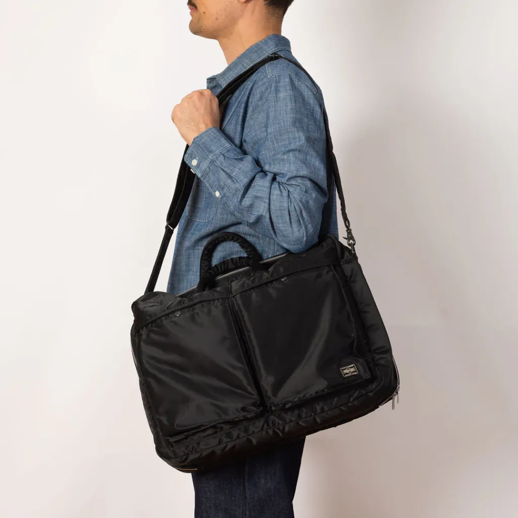 Bags|Porter - Yoshida u0026 Co. Tanker 2-Way Overnight Briefcase - Black