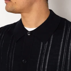 Shirts|NN07 Thor S/S Cardigan 6584 - Deep Navy
