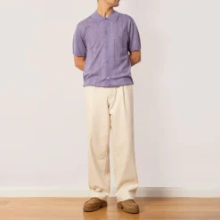 Shirts|NN07 Thor S/S Cardigan 6584 - Violet