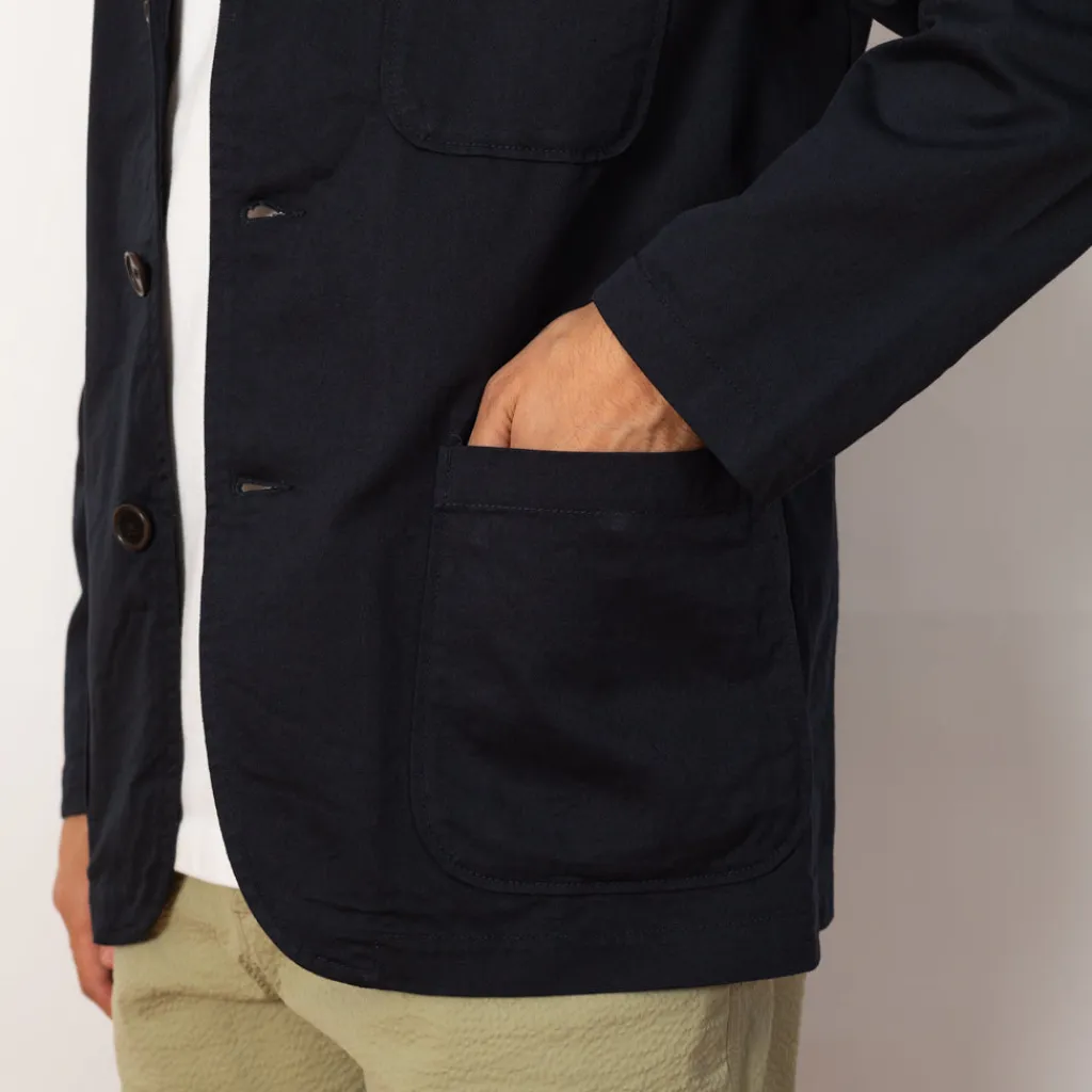 Jackets|Universal Works Three Button Jacket - Navy