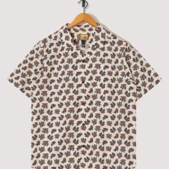 Shirts|Patagonia Tidal Threads Camp Shirt - Coral Wool White