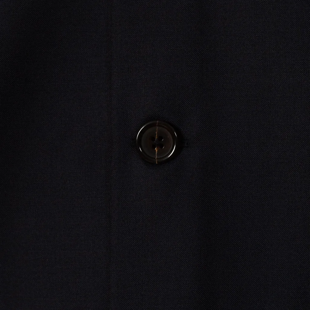 Shirts|Universal Works Travail Overshirt - Navy Tropical Wool