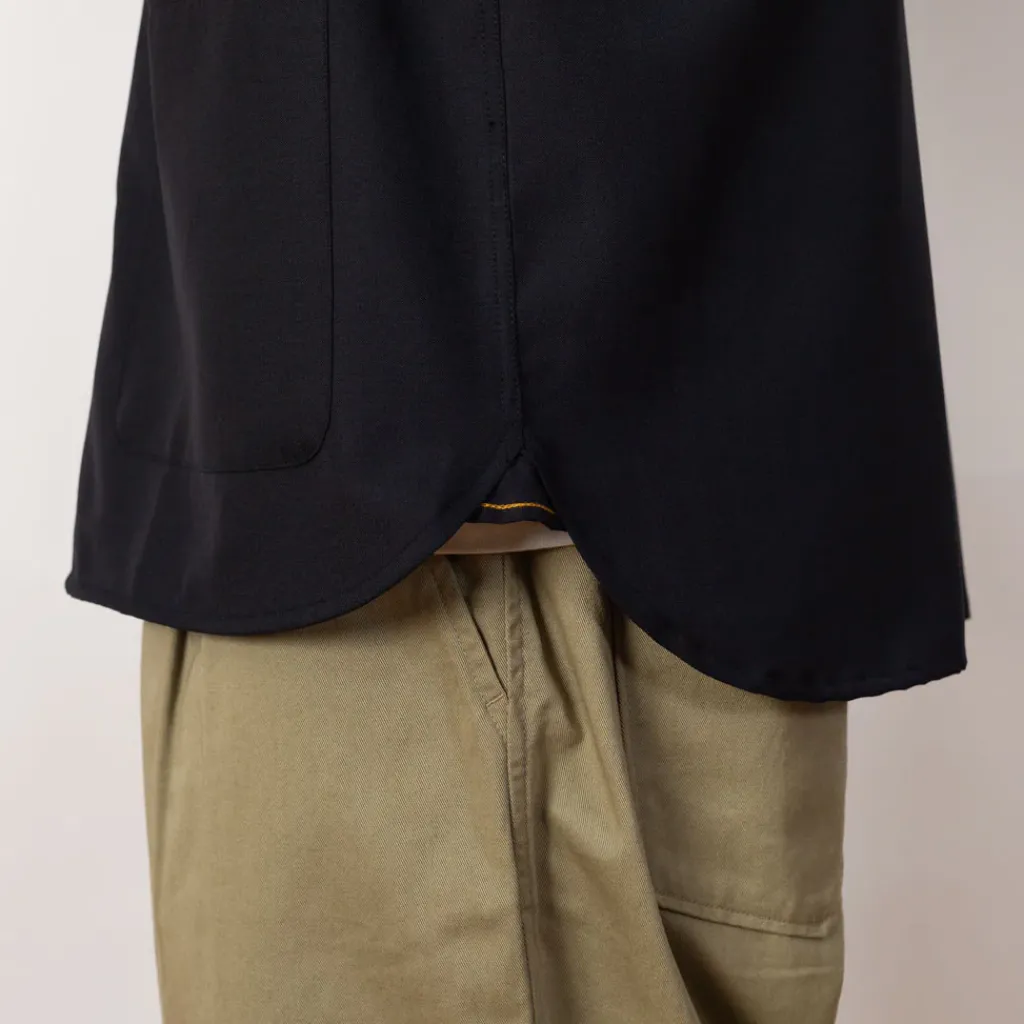 Shirts|Universal Works Travail Overshirt - Navy Tropical Wool