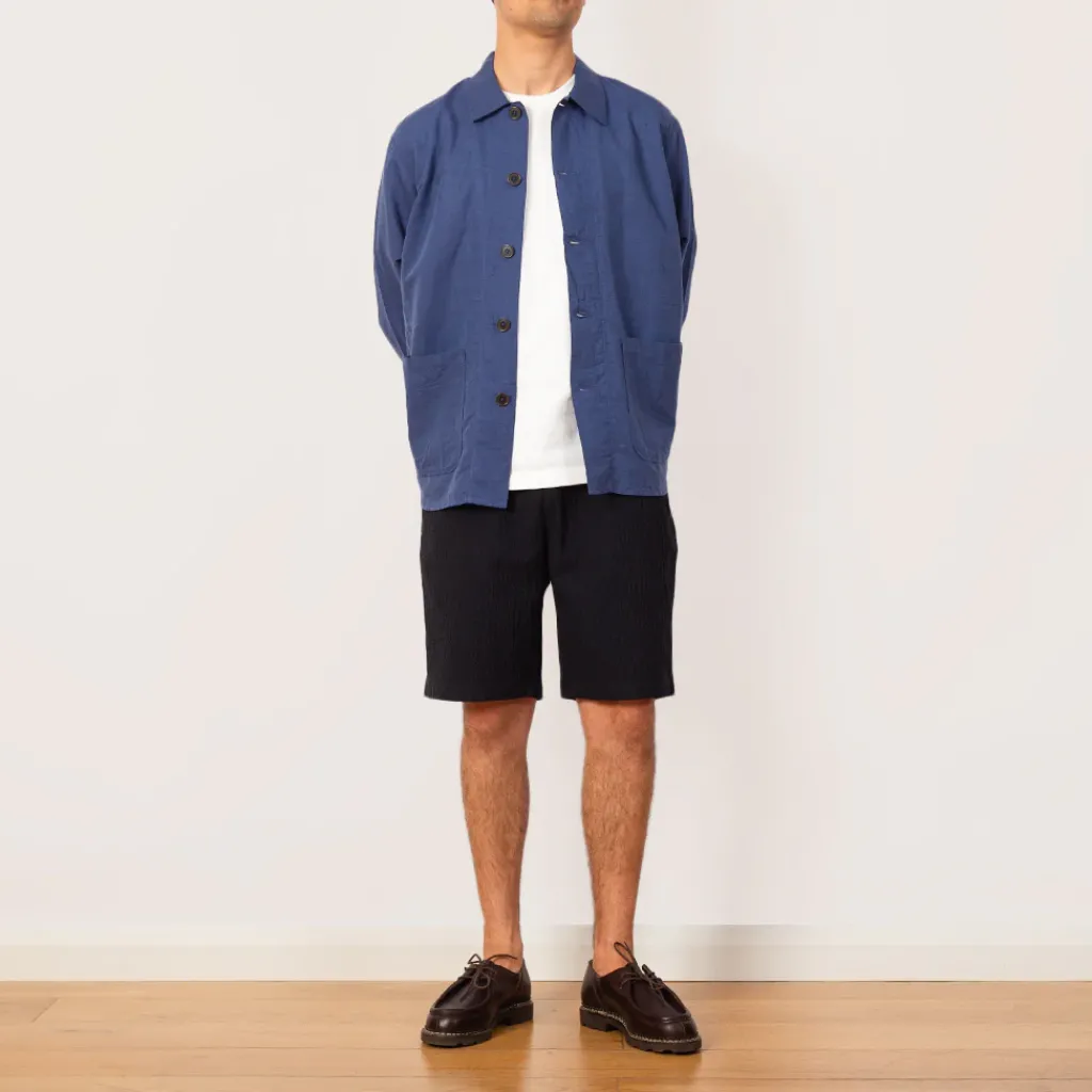 Shirts|Universal Works Travail Shirt - Blue