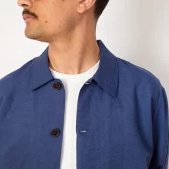 Shirts|Universal Works Travail Shirt - Blue