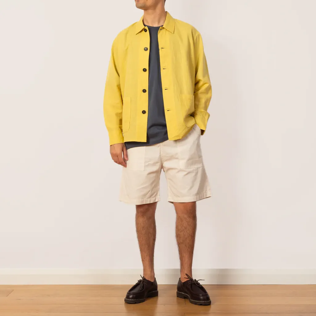 Shirts|Universal Works Travail Shirt - Lemon