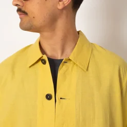 Shirts|Universal Works Travail Shirt - Lemon