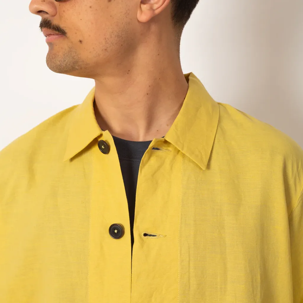 Shirts|Universal Works Travail Shirt - Lemon