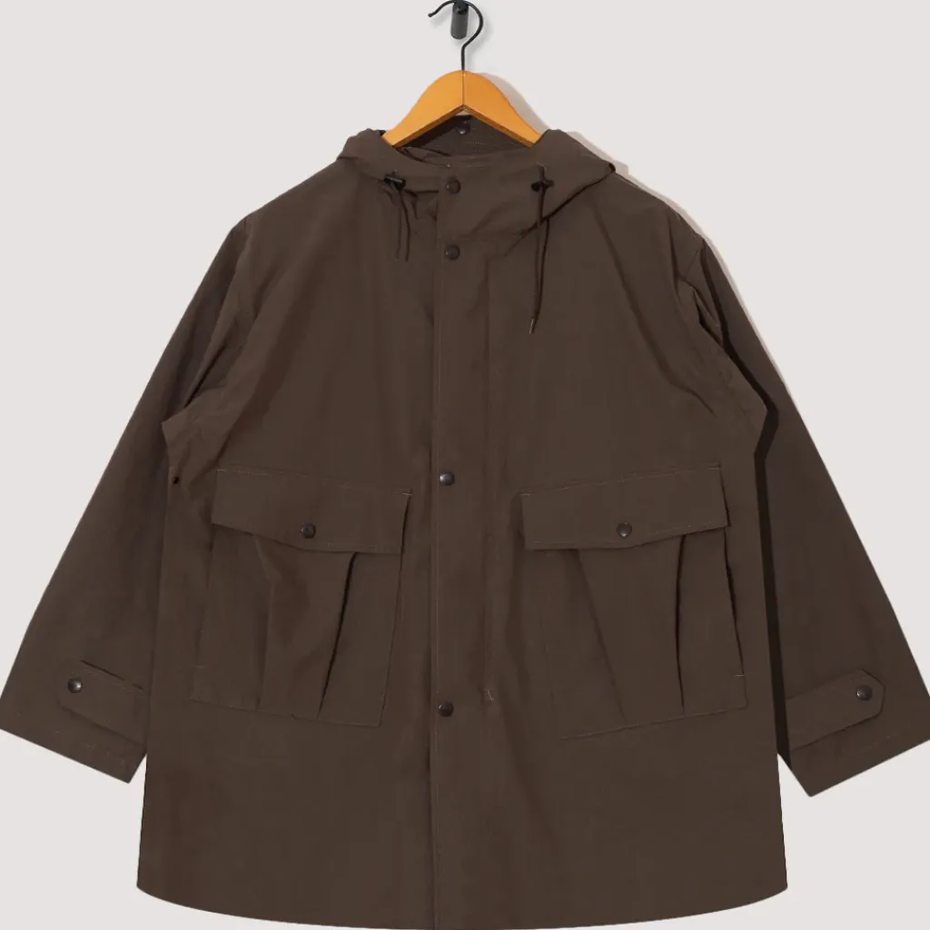 Jackets|Ends and Means Travel Half Parka - African Black