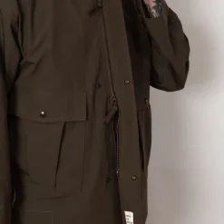 Jackets|Ends and Means Travel Half Parka - African Black