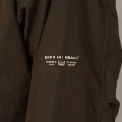 Jackets|Ends and Means Travel Half Parka - African Black