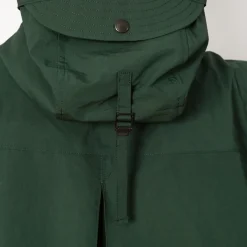 Jackets|Ends and Means Travel Half Parka - Woods Green
