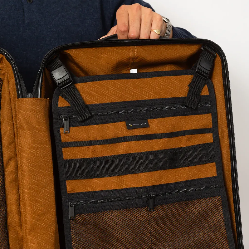 Bags|Master Piece Trolley Suitcase 34L - Black