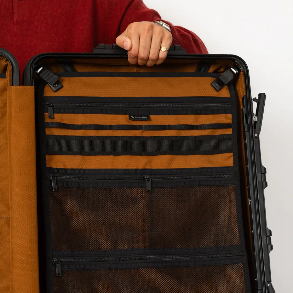 Bags|Master Piece Trolley Suitcase 75L - Black