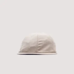 Headwear|Found Feather Tropical Wool 6 Panel Cap - Beige